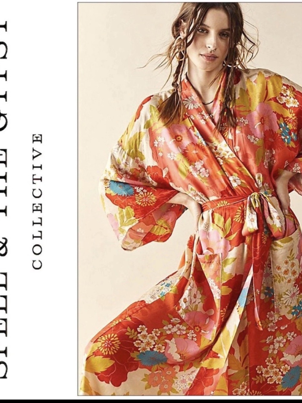 Spell & The Gypsy Tyler Maxi Robe in Chilli S/M - Picture 5 of 13